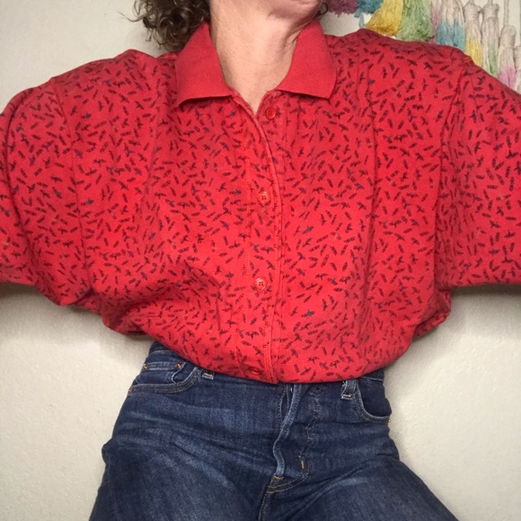 🎒VTG 80s GENERRA  Rugby shirt - Picture 3 of 7